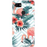 Pixel 2 XL Hoesje Flamingo Flowers