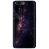 OnePlus 5 Hoesje Black Space Marble