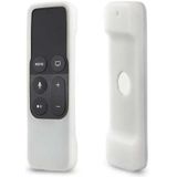 Apple TV 4 afstandsbediening Siliconen Game hoesje - Wit