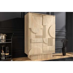 highboard barkast mangohout whitewash
