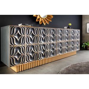 sideboard san marco blauw grijs 177 cm