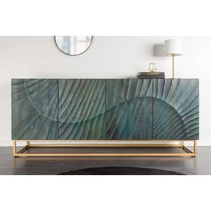 dressoir schorpioen turquoise mangohout 177 cm