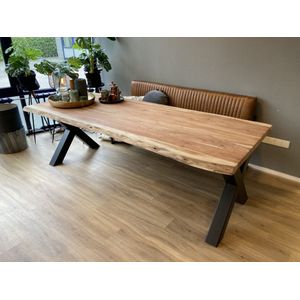 tafel boomstam acaciahout 180 cm