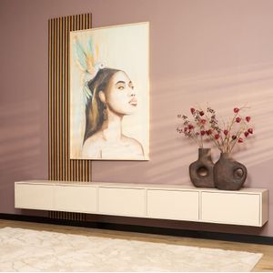 Starfurn Zwevend tv meubel Vision Sand | 280 cm