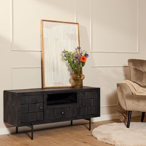 Brandy tv-meubel-zwart-120 cm