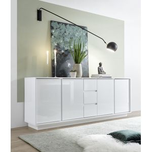 Dressoir wit hoogglans 210 cm