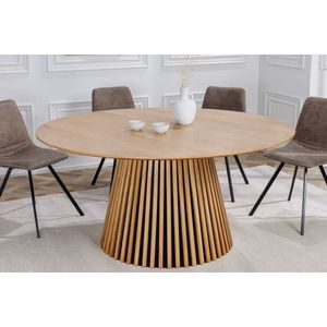 Ronde eiken tafel 120 cm walhalla