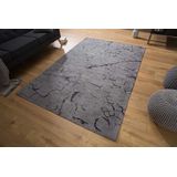 Vloerkleed grijs antraciet 240x160 cm