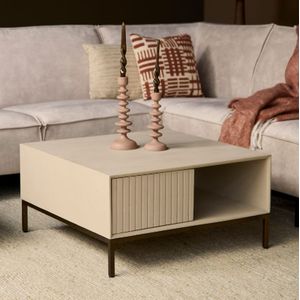 Salontafel Stripe - Zand - Mangohout - 80 cm