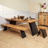 Eettafel 200 cm - houten tafel - eetkamertafel