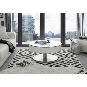 Ronde salontafel wit 79 cm