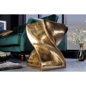 bijzettafel Twister goud 30 cm