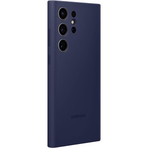 Samsung Galaxy S23 Ultra Siliconen Back Cover Blauw