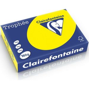 Clairefontaine Sonnengelb A4 Farbiges Papier 160 g/m² (250 Blatt)