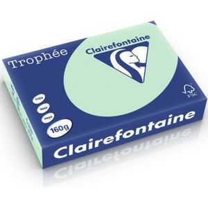 Clairefontaine Hellgrün A4 Farbiges Papier 160 g/m² (250 Blatt)