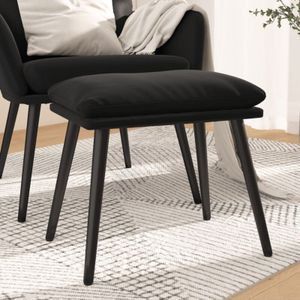 Fußhocker Schwarz 45x29,5x35 cm Samt