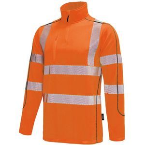 Vizwell Warnschutz-Thermo-Shirt VWFC70 Gr. 2XL leuchtorange/marine
