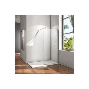 70x200cm Walk-IN Duschkabine Duschabtrennung 10mm nano Glas+Stabilisatorstange für die Dusche 140cm