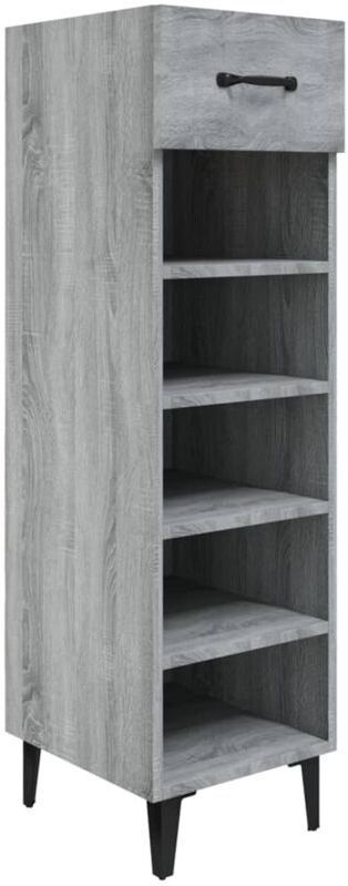Vidaxl - Schuhschrank Grau Sonoma 30x35x105 cm Holzwerkstoff