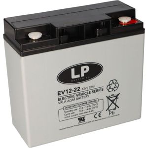 Landport - agm Bleiakku 12V 22Ah Zyklenfest vrla EV12022 T12 M5
