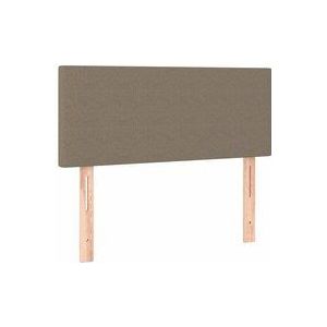 Kopfteil Taupe 90x5x78/88 cm Stoff vidaXL