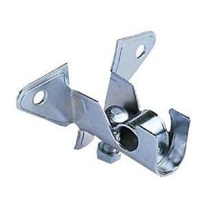 Caja 25 soporte techo tubo cromo 12mm 73308