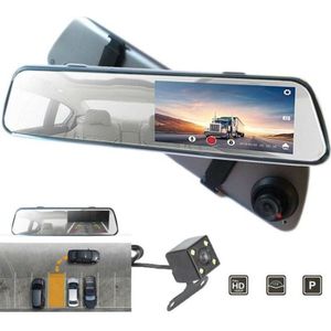 Trade Shop Traesio - Trade Shop - rückspiegel touch dvr 4.39' full hd tf frontkamera hinten -