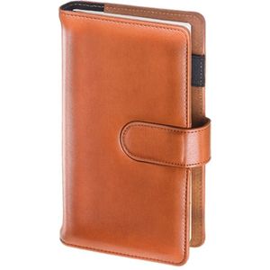 Brauner B6-Tageskalender mit auswechselbarer Einlage, Magnetverschluss 45B