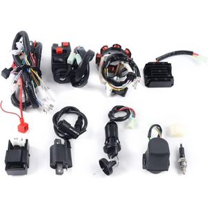 Kabelbaumsatz, Kabelbaum CDI Gleichrichter Statorspule elektrisch komplett für ATV Quad Bike Buggy 150-250 300 CC