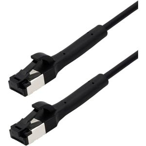 Maxtrack - TI42-3L RJ45 Netzwerkkabel, Patchkabel cat 8.1 u/ftp 3 m Schwarz Einzelschirm, Flexibel 1 s