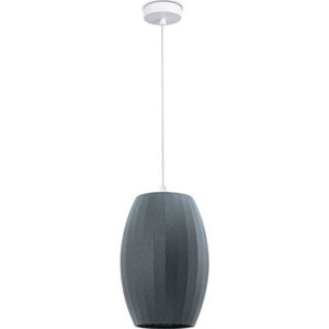 Paco Home - Hängelampe Pendellampe Wohnzimmer Schlafzimmer Esszimmer Modern Nylon E27 Grau, Pendelleuchte - Typ 4