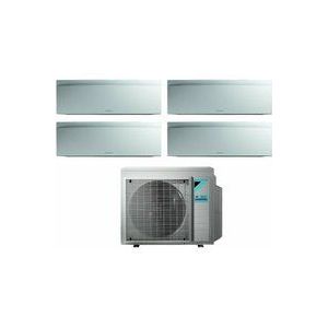 Bluevolution Quadri Split Inverter Klimagerät Serie Emura White Iii 7+12+12+18 Mit 4mxm80n R-32 Wi-Fi Integrated 7000+12000+18000 Farbe Weiß