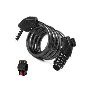 Fahrradschloss, Fahrradschloss 120 cm x 12 mm, für Elektroroller, E-Bike, Roller, Motorrad und Kinderwagen (schwarz) - Gabrielle