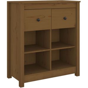 Sideboard Honigbraun 70x35x80 cm Massivholz Kiefer vidaXL