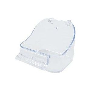 12,8 x 9,5 x 10 cm Vogelbad, Vogelbad, Dusche – transparente Badewanne, Badewanne, Reinigungskäfig, Hängewerkzeug, Badewanne für Vogelpapageien,