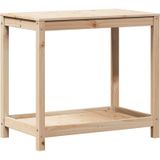 Pflanztisch mit Ablage 82,5x50x75 cm Massivholz Kiefer Vidaxl