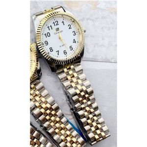 Trade Shop - ik collection herren analog quarz silber armbanduhr weisser hintergrund -