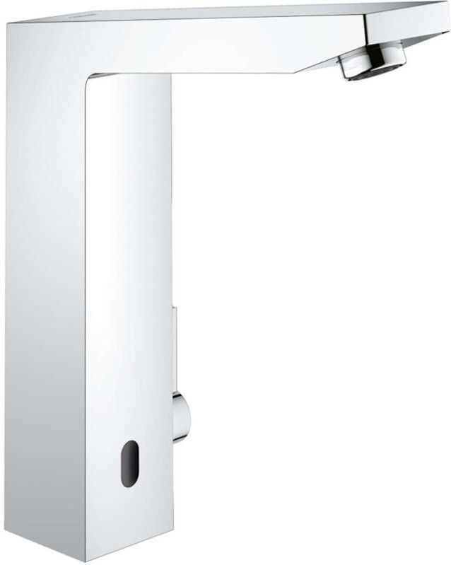 Grohe - Eurocube e - Infrarot-Elektronik für Waschtischarmatur mit Mischung, mit einstellbarem Temperaturregler, verchromt 36440000