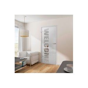 Inova Star - Tür Drehtür mit Beschlag Glas esg Glastür Wohnungstür 834 x 1972 din links din rechts - Tür + Beschlag DB70
