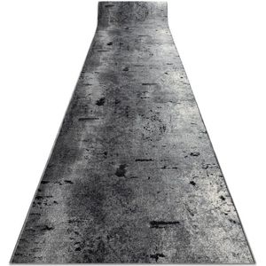 Rugsx - Läufer Antirutsch marl Beton, Gummi grau 80 cm grey 80x800 cm