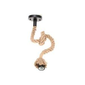Fitags - Kronleuchter aus Hanfseil/Retro-Industriestil/Wohnzimmer, Esszimmer, Bar, Balkon/Lampen enthalten keine Glühbirnen (100 cm)