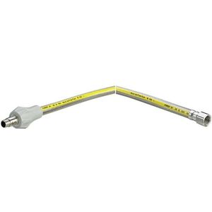 Gas-Steckschlauch 531928 Rp 1/2 x 1000 mm, Edelstahl, Durchgang - Viega