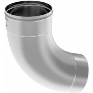 Titanzink Meister-Bogen 72 Grad 100 mm mit Logo einteilig, 132410-E-ZAM - Zambelli