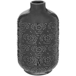 Vase Keramik - grau - H.21 -5 cm Atmosphera Créateur D'intérieur