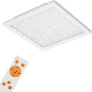 Briloner - led Panel Dimmbar Sternenhimmel Ultraflach cct 36W weiß Metall