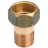 Verschraubung 3335 flachdichtend in R2 x G2 3/8 Rotguss - Viega