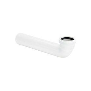 Ablaufbogen 667375 dn 40x40x245mm, 90Grad, Kunststoff weiß, flexibel, mit Dichtung - Viega