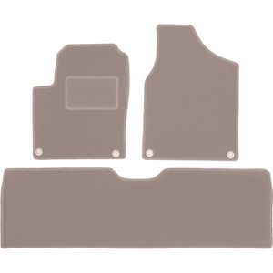 Beige Veloursmatten für: Ford Galaxy MK1 Minivan (1995-2006)