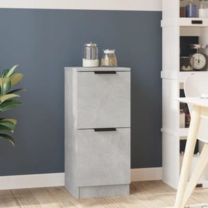 Vidaxl - Sideboard,Kommode Betongrau 30x30x70 cm Holzwerkstoff