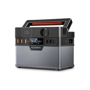 S300 plus 300 w tragbares Kraftwerk, 288 Wh Batterie-Backup mit 110 v ac reinen Sinus-Steckdosen, 8 w schnelles kabelloses Laden, Solargenerator für